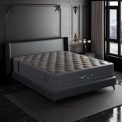 Matelas hybride luxueux double face SweDrea de 35,5 cm (14 po) – Fermeté moyenne à ferme, certifié CertiPUR-US, SGS et OEKO-TEX®.