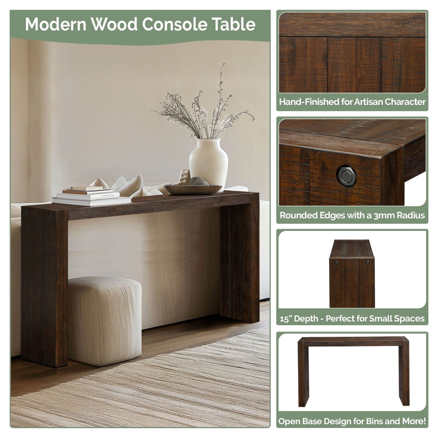 Table console Monterey INK IVY