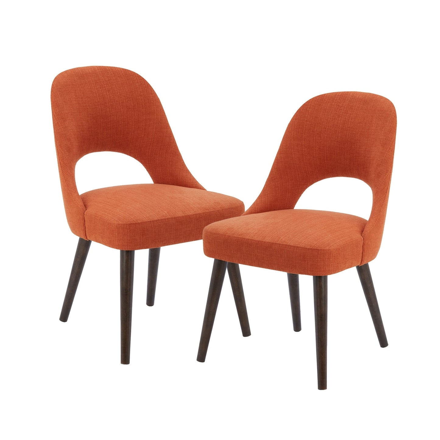 Chaises de salle à manger rembourrées INK IVY Nola avec dossier ajouré (lot de 2)
