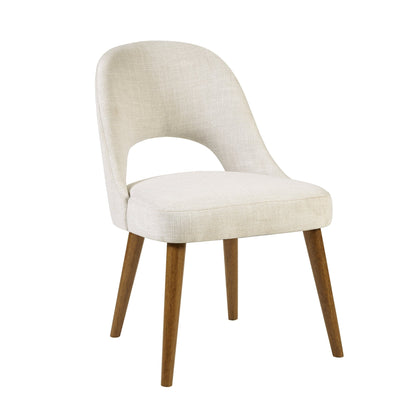 Chaises de salle à manger rembourrées INK IVY Nola avec dossier ajouré (lot de 2)