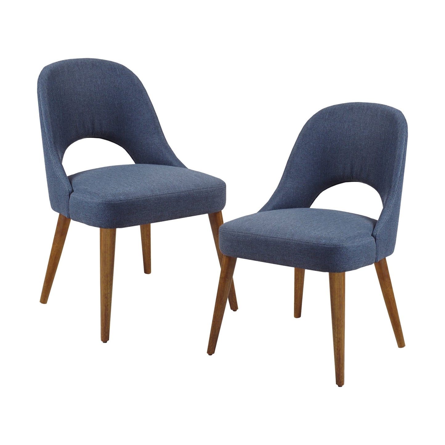Chaises de salle à manger rembourrées INK IVY Nola avec dossier ajouré (lot de 2)