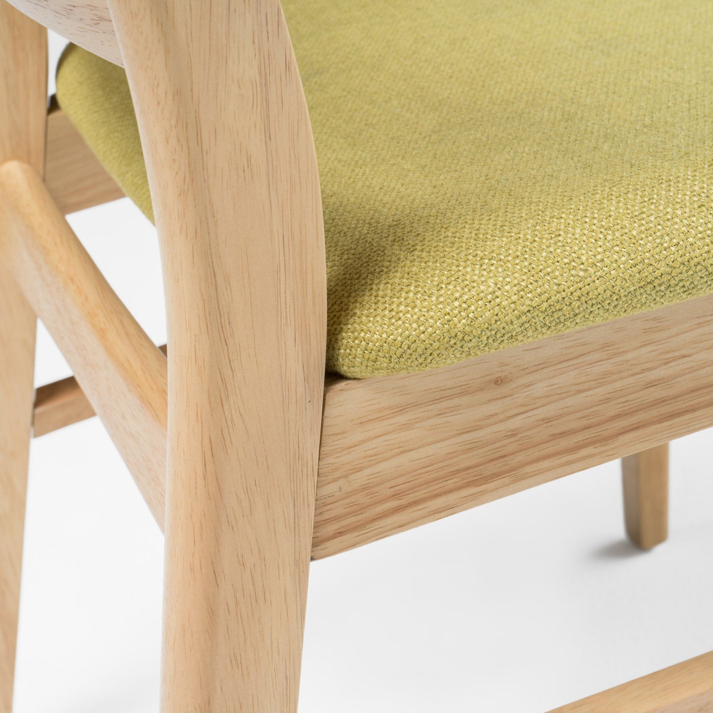 Chaises de salle à manger Abrielle en bois d'hévéa, style moderne du milieu du siècle (lot de 2), par Christopher Knight Home