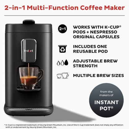 Cafetière multifonction Instant Pot 2 en 1 - 1 unité