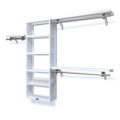 Système de placard John Louis Home en bois massif blanc