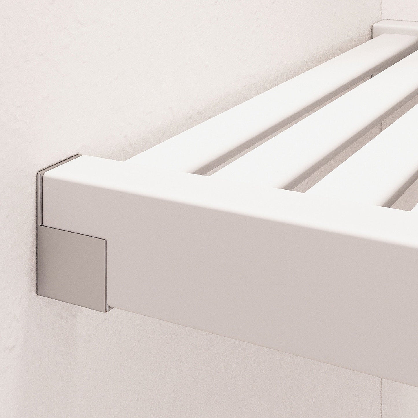 Système de placard John Louis Home en bois massif avec 3 tiroirs, blanc