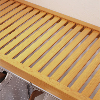 Système de rangement John Louis Home Simplicity en bois massif, érable miel