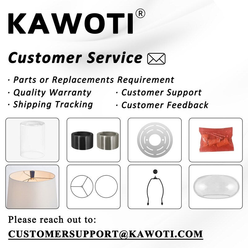 Applique murale de salle de bain KAWOTI à 4 lumières, intensité variable, en métal et avec abat-jour en verre