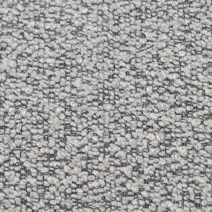 Canapé 2 places KINWELL en tissu bouclé avec coussins