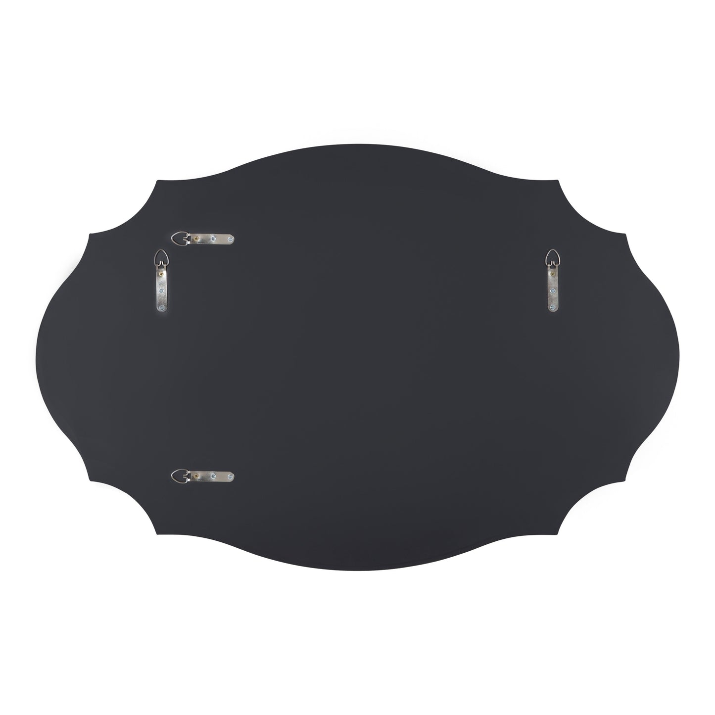 Miroir mural ovale festonné Kate and Laurel Leanna