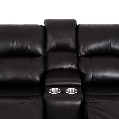 Collection de canapés inclinables manuels en cuir pour salon, meubles inclinables en cuir pour bureau à domicile et salon