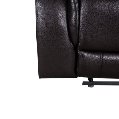 Collection de canapés inclinables manuels en cuir pour salon, meubles inclinables en cuir pour bureau à domicile et salon