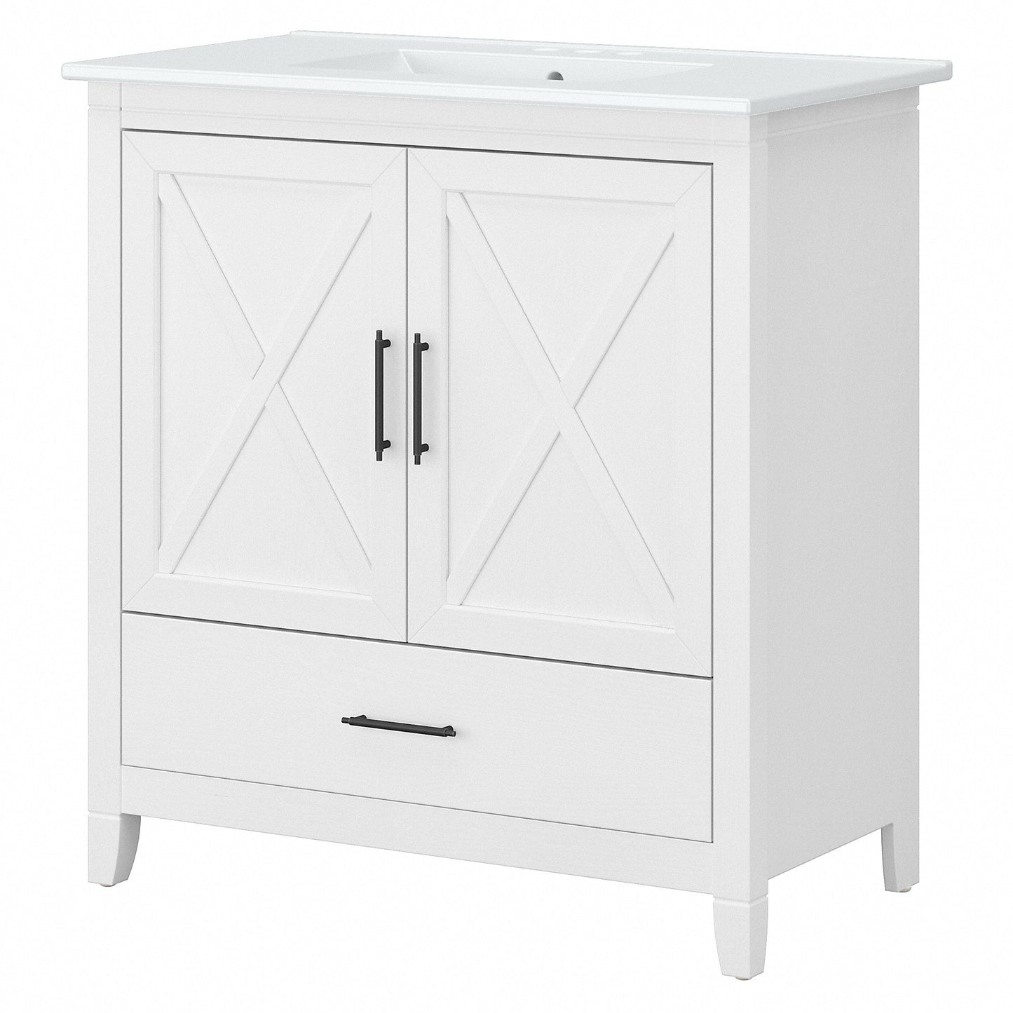 Meuble-lavabo Key West 32W avec lavabo par Bush Furniture