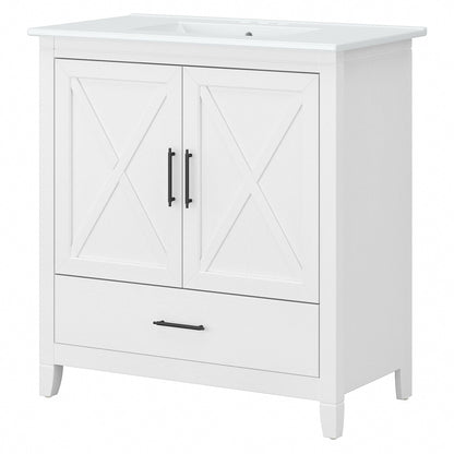 Meuble-lavabo Key West 32W avec lavabo par Bush Furniture