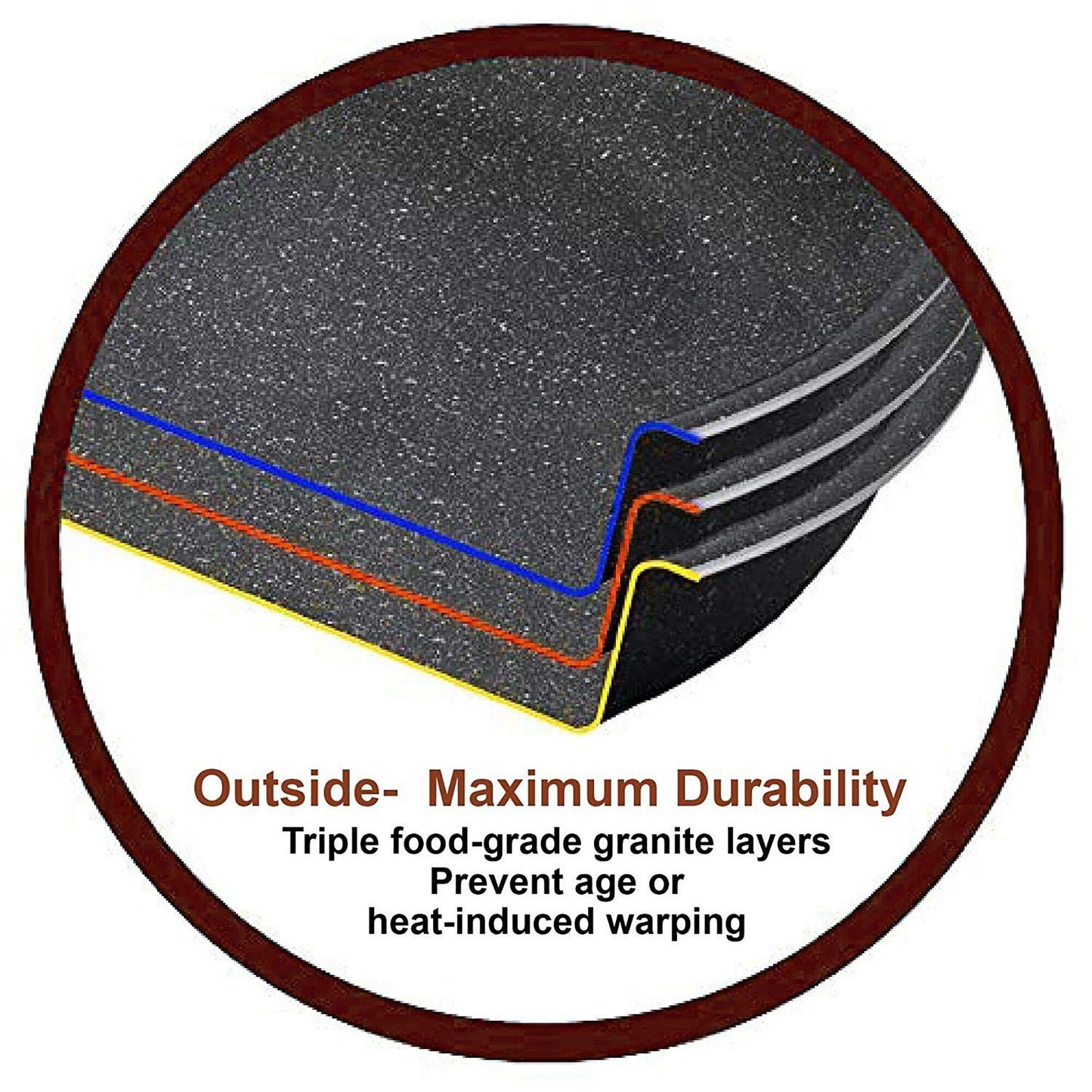 Batterie de cuisine en granit, ensemble de casseroles antiadhésives, ensemble de 12/15/30 pièces