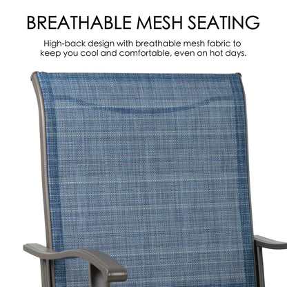 Ensemble de tabourets de bar/chaises pivotants hauts Kozyard Isabella