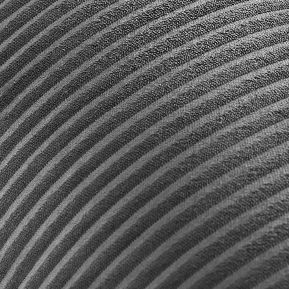 Canapé-lit modulable en forme de L en tissu velours côtelé