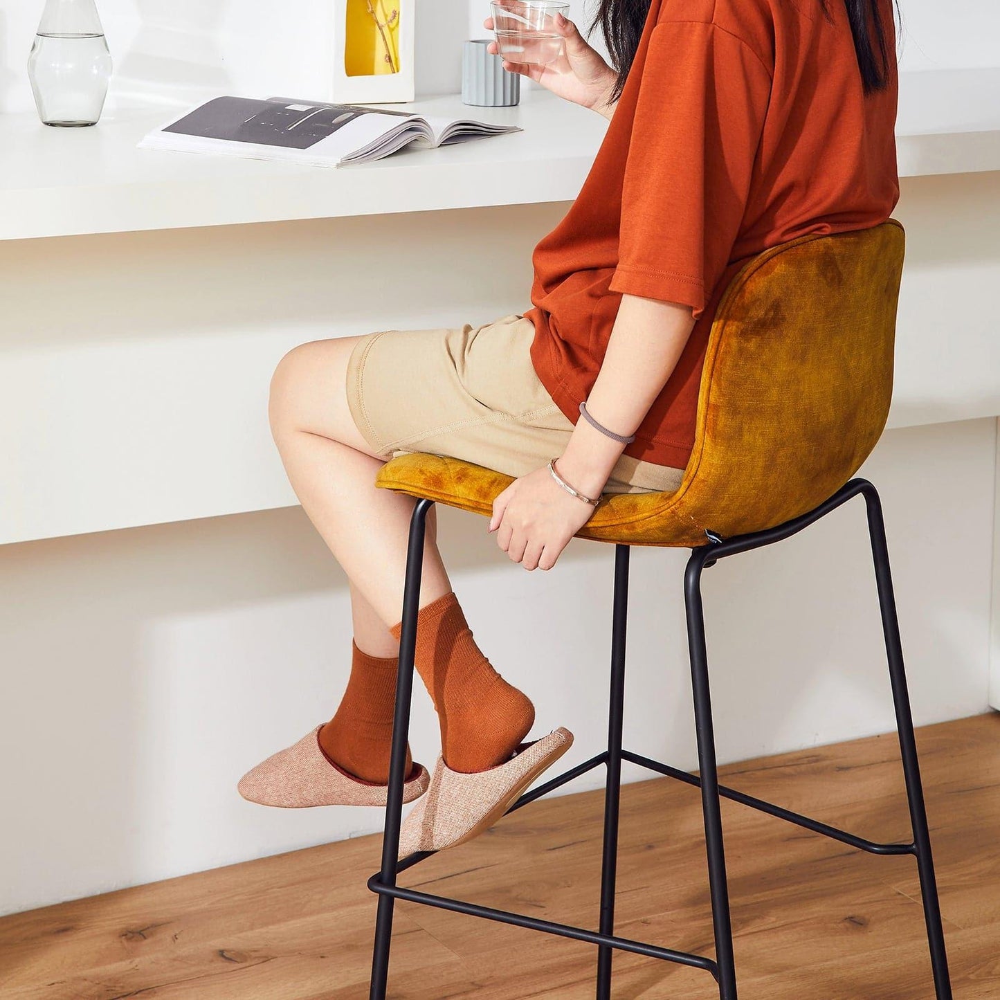 Tabouret de bar Leaf