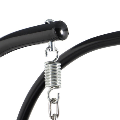 Fauteuil suspendu œuf LeisureMod pour 2 personnes avec support - Balancelle hamac/fauteuil roulant d'extérieur/intérieur en rotin tressé avec coussins