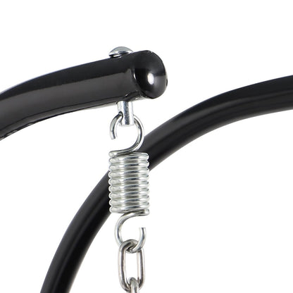 Fauteuil suspendu œuf LeisureMod pour 2 personnes avec support - Balancelle hamac/fauteuil roulant d'extérieur/intérieur en rotin tressé avec coussins