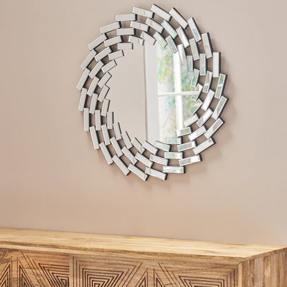 Miroir mural Lileas Glam de Christopher Knight Home - Argent