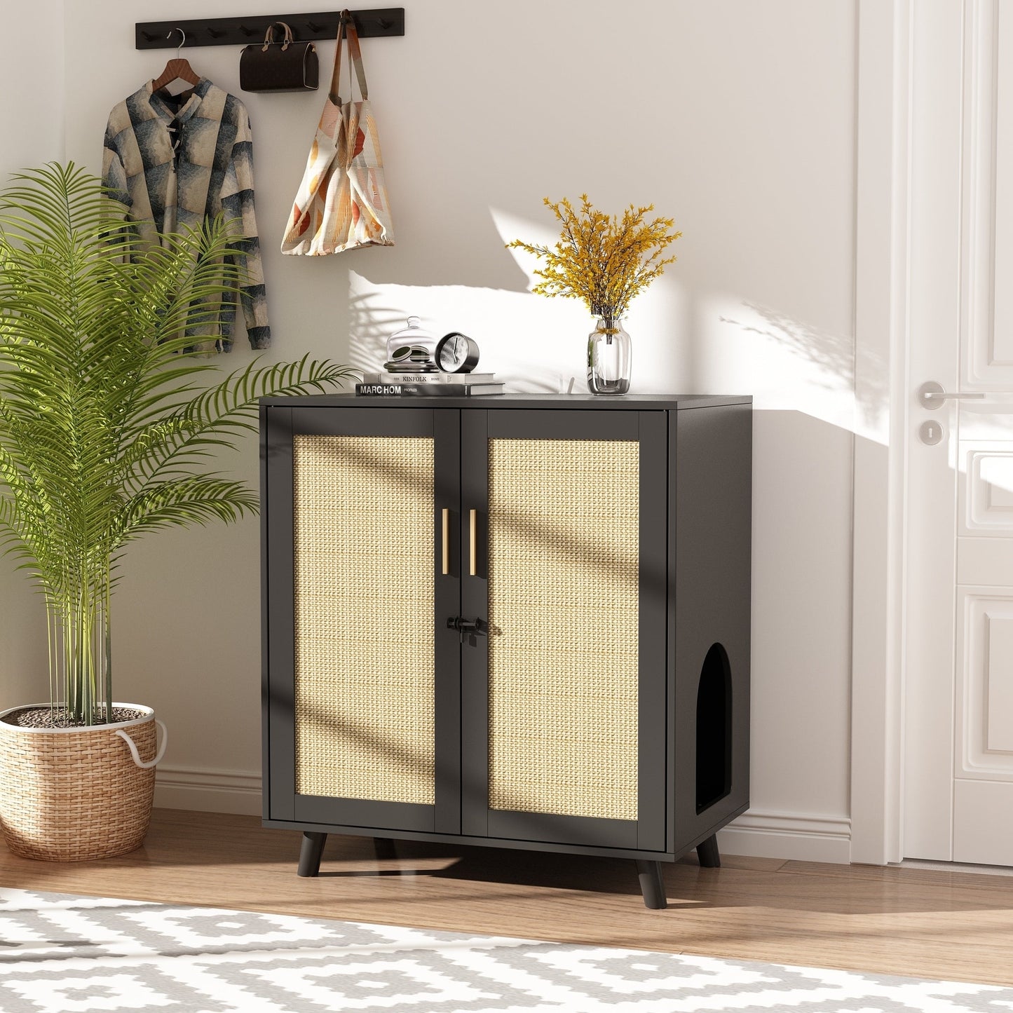 Bac à litière pour chat, meuble pour litière, table d'appoint, canapé, table