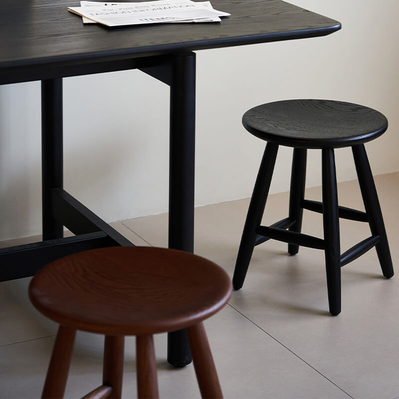 Tabouret en feuille de lotus