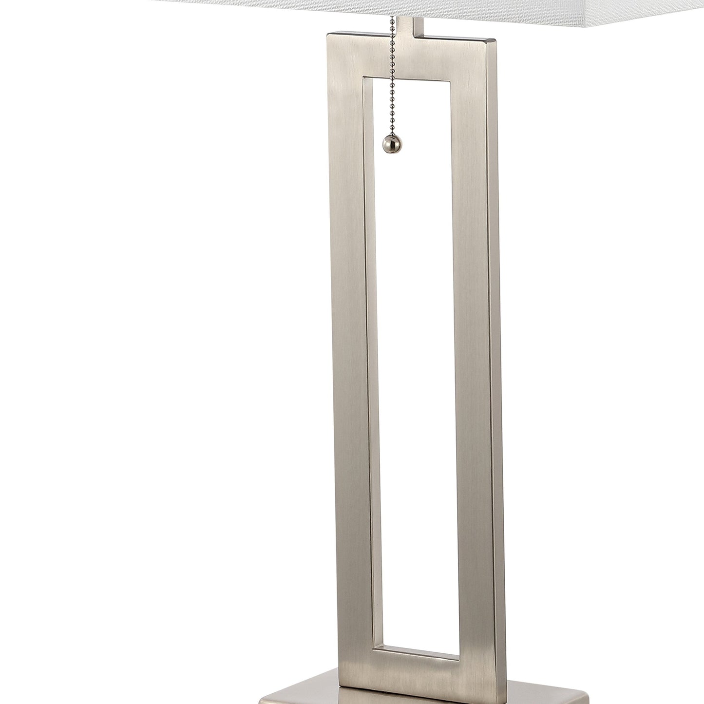 Lampe de table LED Lucie 28,5 en fer style industriel vintage avec chaînette et port de chargement USB (lot de 2) par JONATHAN Y