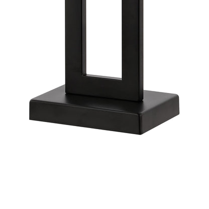 Lampe de table LED Lucie 28,5 en fer style industriel vintage avec chaînette et port de chargement USB (lot de 2) par JONATHAN Y