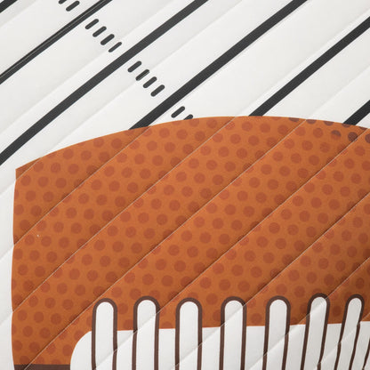 Couette réversible surdimensionnée pour enfants Lush Decor, motif football américain