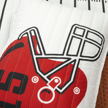 Couette réversible surdimensionnée pour enfants Lush Decor, motif football américain