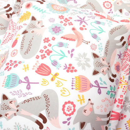 Couette Lush Decor Pixie Fox avec draps assortis, idéale pour la rentrée scolaire des enfants