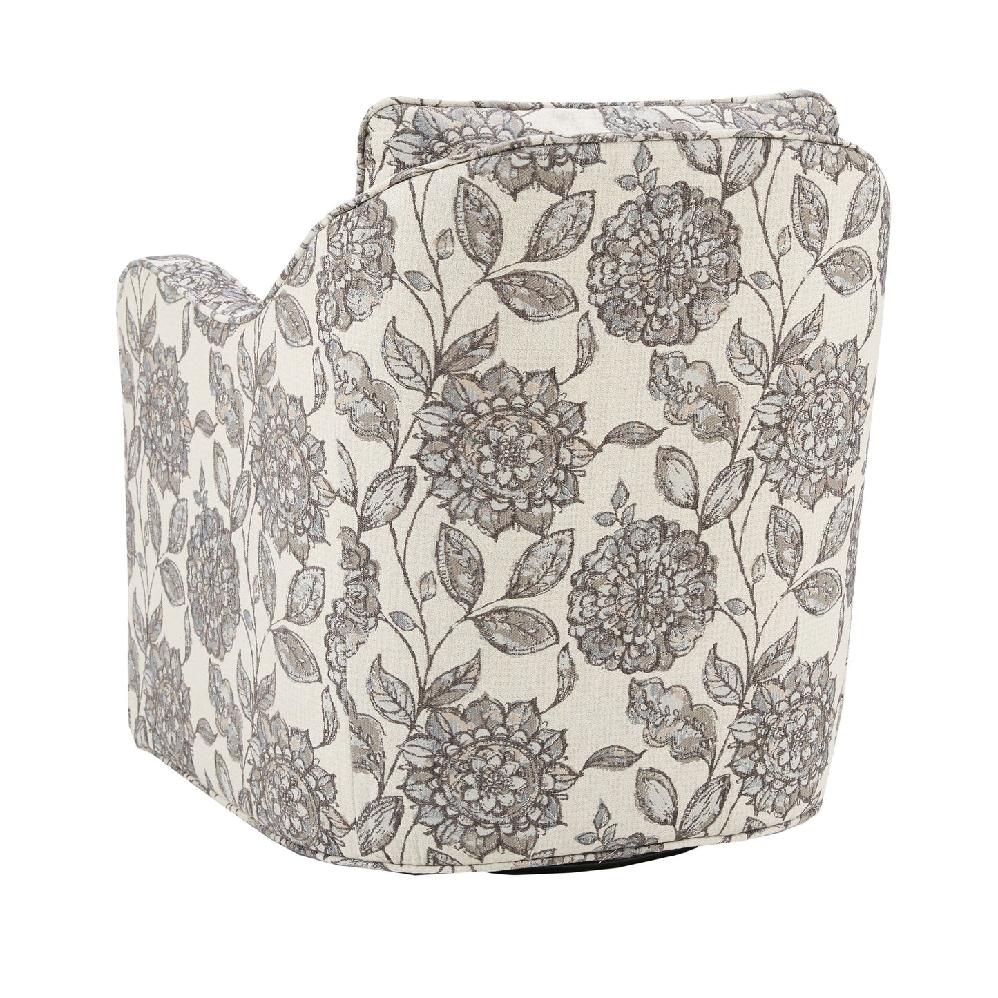 Fauteuil pivotant incurvé rembourré Betty de Madison Park