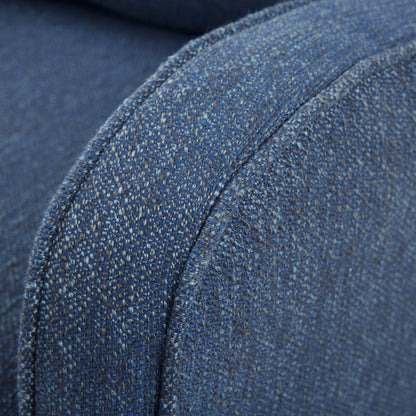 Fauteuil pivotant incurvé rembourré Betty de Madison Park