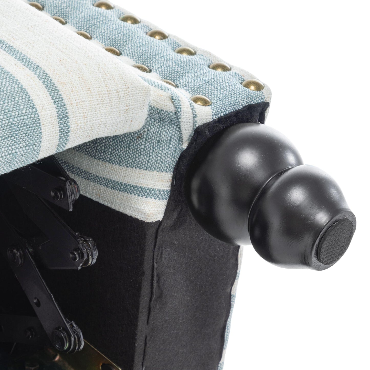 Fauteuils inclinables à dossier manuel avec garniture cloutée