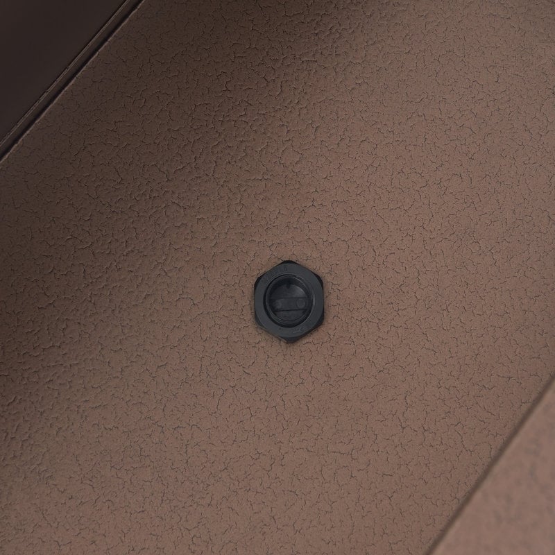 Jardinière métallique robuste pour plantes d'extérieur, 38 x 10 x 30 pouces (96,5 x 25,5 x 76 cm) avec séparateur en métal - 38 x 30 x 10