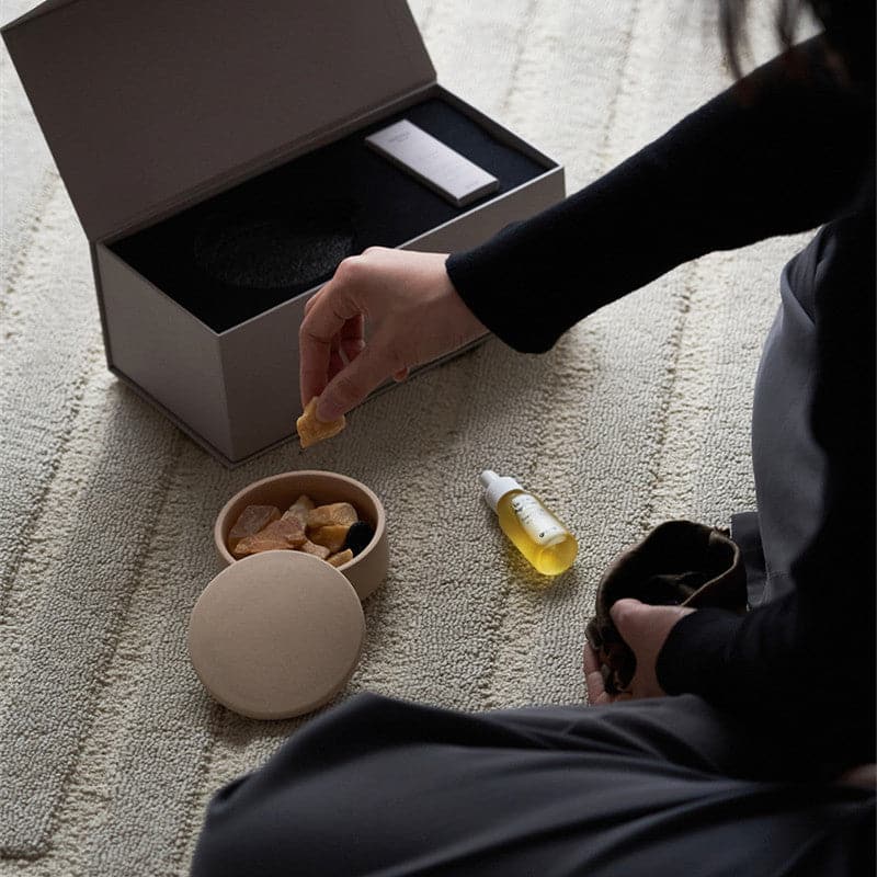 Coffret diffuseur de cristaux Stardust Series avec cristaux parfumés et huile essentielle