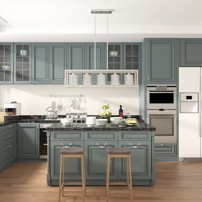 Lustre rectangulaire en cristal à 5 ​​lumières, style moderne du milieu du siècle, 94 cm (37 po), pour salle à manger.