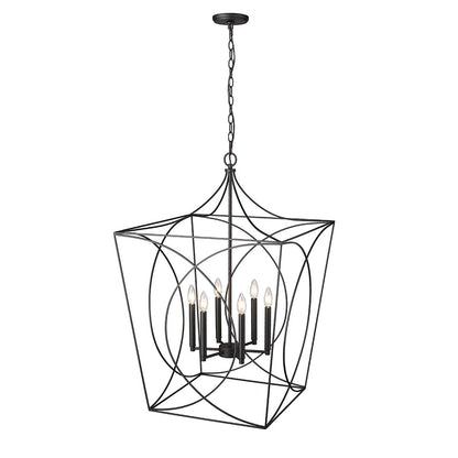 Suspension Tracy à 4 lumières de Millennium Lighting, disponible en plusieurs finitions