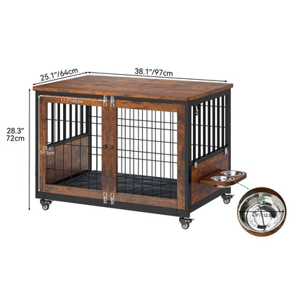 Table d'appoint en forme de cage pour chien style mobilier Moasis
