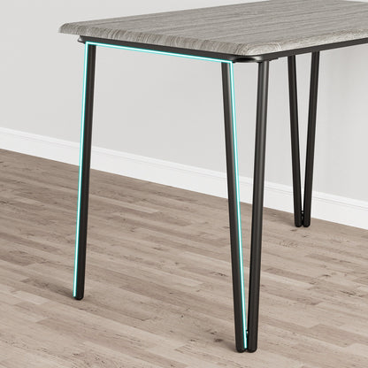 Ensemble table et chaises de cuisine moderne pour salle à manger - 3 pièces