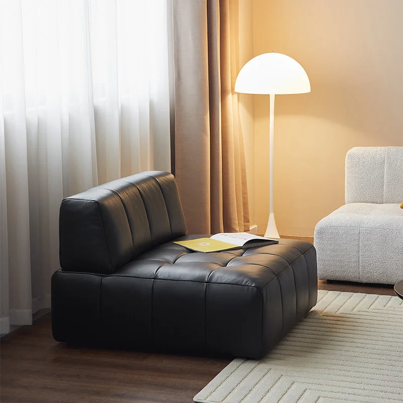 Canapé en cuir mousse