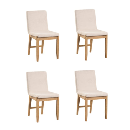 Tabouret de bar moderne Gracie, chaise rembourrée en tissu bouclé et pieds en bois brossé