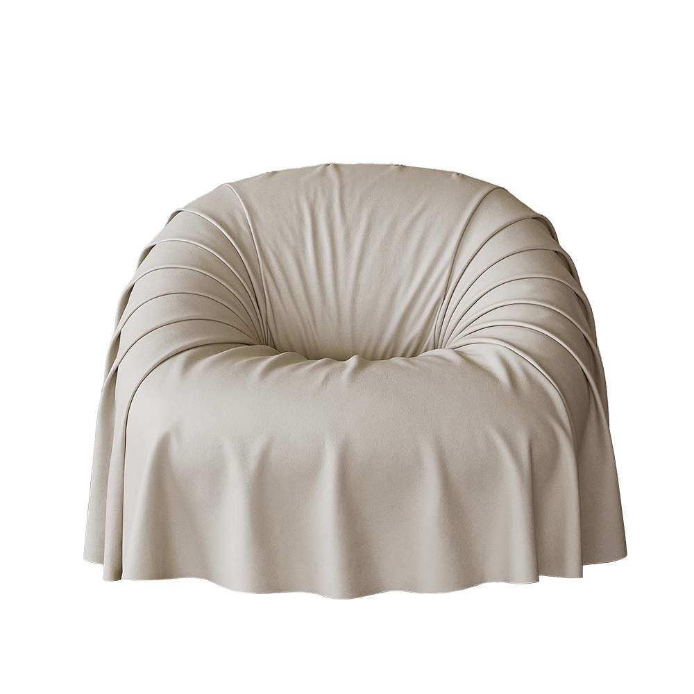 Fauteuil Nestlé Drapé