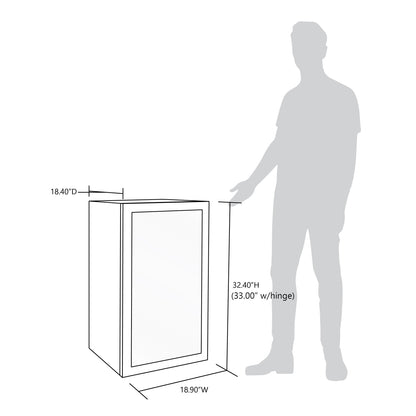 Réfrigérateur à boissons Newair d'une capacité de 126 canettes, mini-réfrigérateur avec porte vitrée et étagères réglables, acier inoxydable