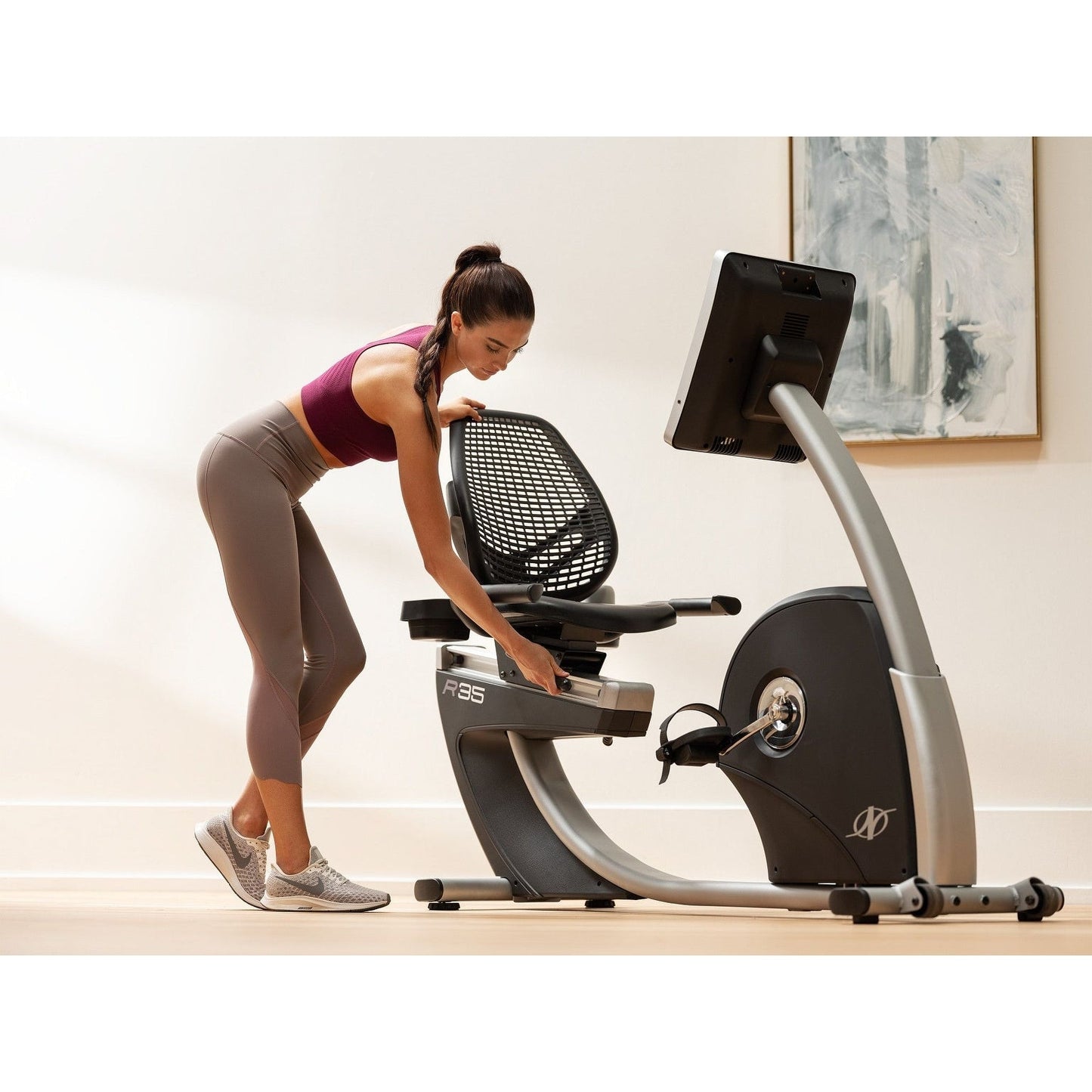 NordicTrack Commercial Series R35 ; vélo d'exercice couché compatible iFIT avec écran tactile de 14 pouces