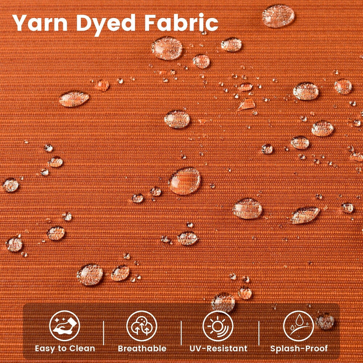 Ensemble de 9 chaises pivotantes d'extérieur en osier OVIOS avec table de feu