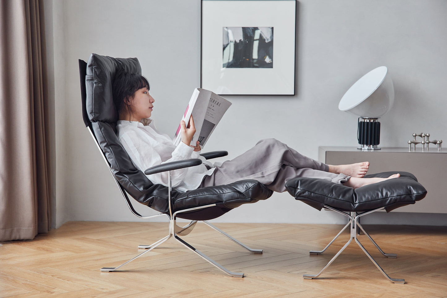 Fauteuil Omelette à dossier haut