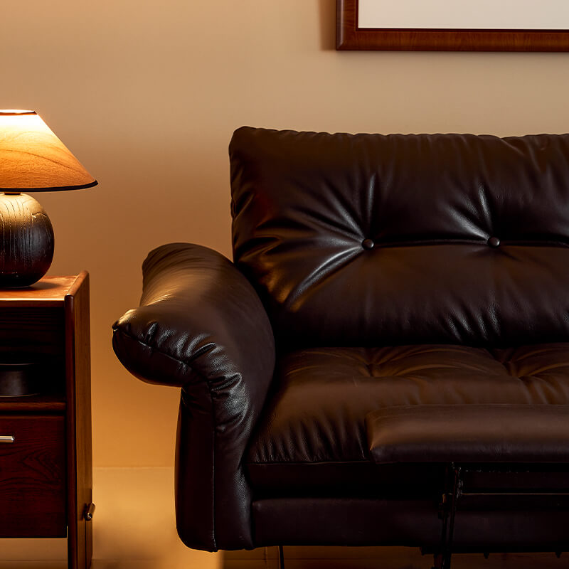 Canapé Omelette avec repose-jambes réglable