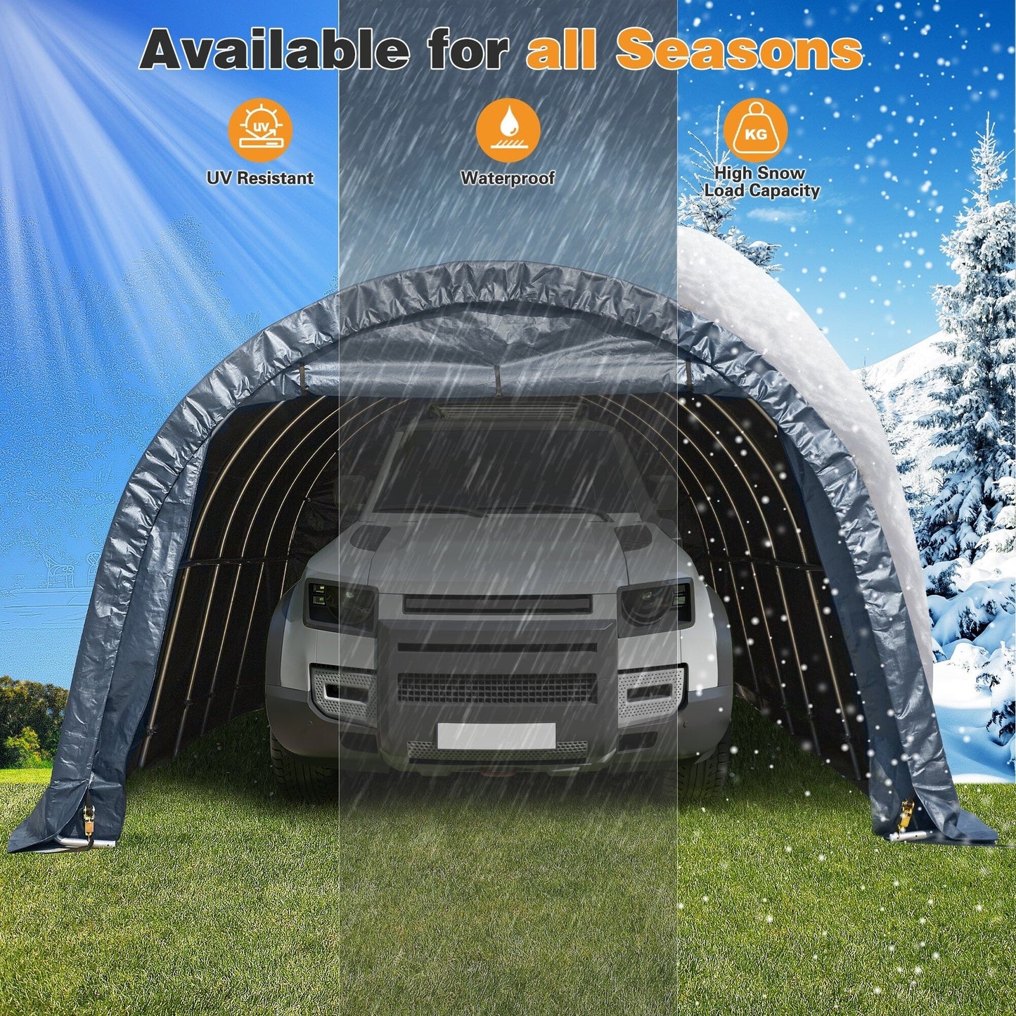 Abri de jardin et abri voiture : abri portable pour vélos, motos et rangement de jardin