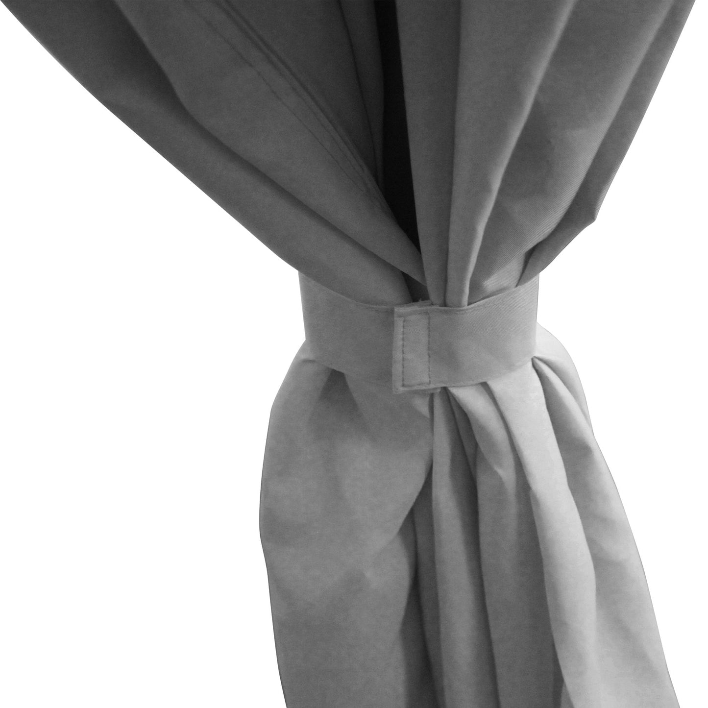 Gazebo de patio Outsunny 3 m x 4 m avec parois latérales, toit à double ventilation et structure en acier